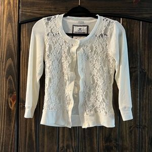 Lace cardigan size small